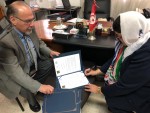 مراسم توقيع اتفاقية إطارية للتعاون العلمي والثقافي بين الأكاديمية العربية بالدنمارك وجامعة تونس