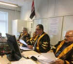 مناقشة علنية لأطروحة طالب الدكتوراه هندرين أشرف